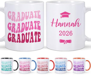 Personalized Graduation Gifts for Graduate | Customised Coffee Mug | 11 OZ