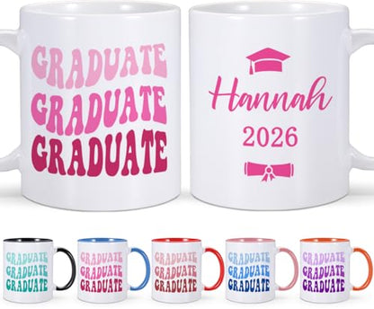 Personalized Graduation Gifts for Graduate | Customised Coffee Mug | 11 OZ