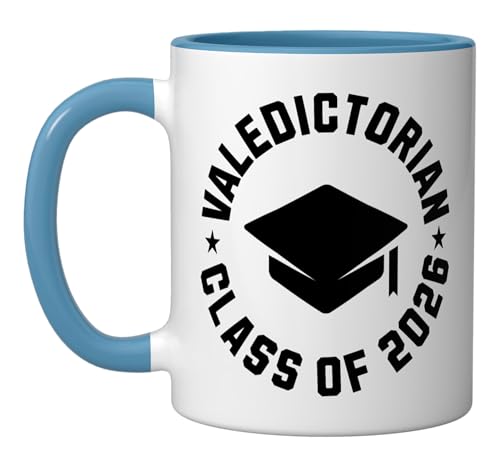 Valedictorian Class Of 2026 Graduation | Ceramic Coffee Mug | 11 OZ