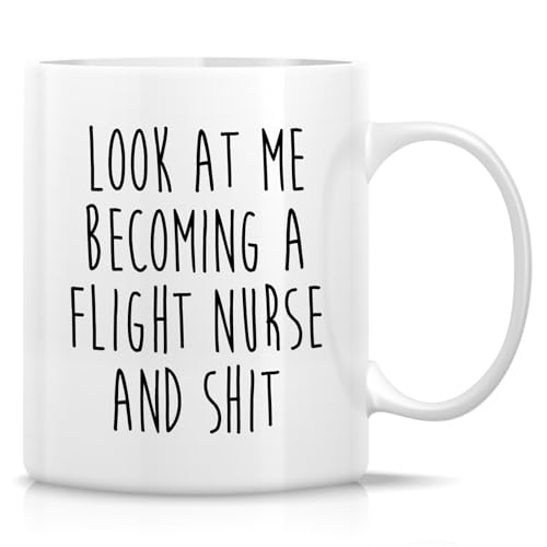 Funny Flight Nurse Gift or Humorous for Nurses | Ceramic Coffee Mug | 11 OZ