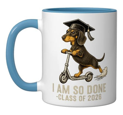I Am So Done Class of 2026 Senior Funny | Ceramic Coffee Mug | 11 OZ