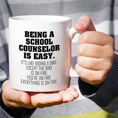 Funny School Counselor or Humorous Sarcastic | Ceramic Coffee Mug | 11 OZ