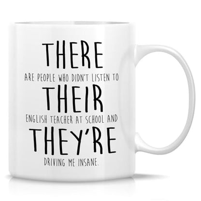Funny Sarcastic English Teacher Teaching | Ceramic Coffee Mug | 11 OZ