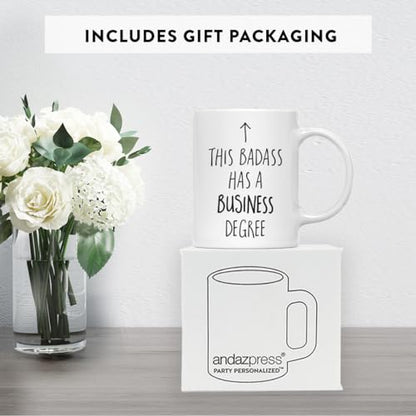 Graduation Gift This Badass Has a Business | Ceramic Coffee Mug | 11 OZ