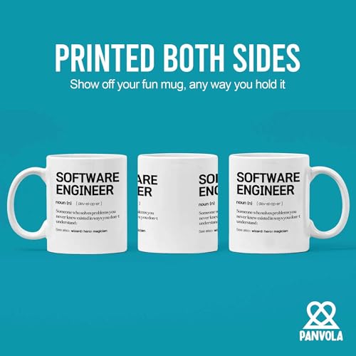 Software Engineer Definition Engineering Gifts | Ceramic Coffee Mug | 11 OZ