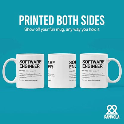 Software Engineer Definition Engineering Gifts | Ceramic Coffee Mug | 11 OZ