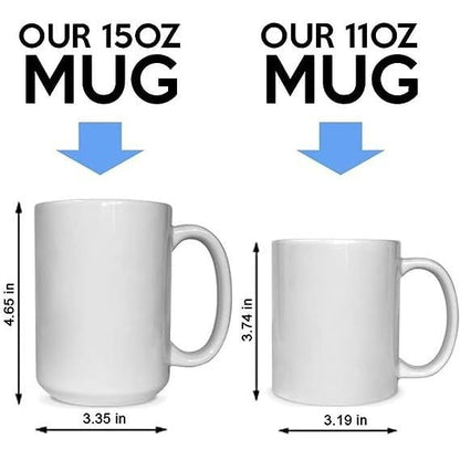 Dad Thanks For Always Putting Up With My Shit | Ceramic Coffee Mug | Father's Day Gift | Stylish Printed Design | Tea & Coffee Cup | 11oz