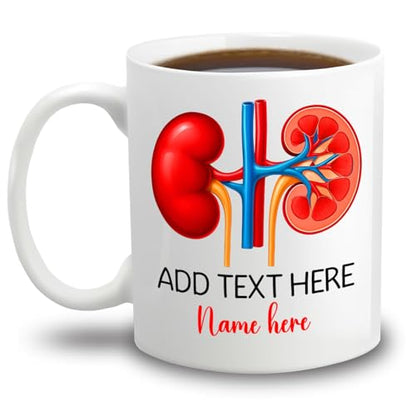 Personalized Name Gift For Nephrologist | Customised Coffee Mug | 11 OZ