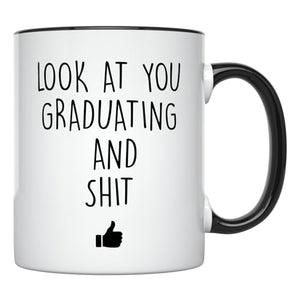 Graduation for Him and Her PhD Masters College | Ceramic Coffee Mug | 11 OZ