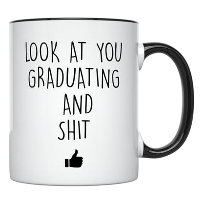 Graduation for Him and Her PhD Masters College | Ceramic Coffee Mug | 11 OZ