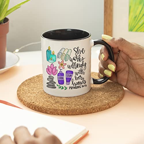 Massage Therapist for Women Gifts and | Ceramic Coffee Mug | 11 OZ