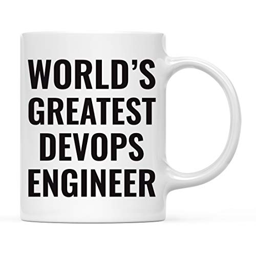 Gift for Men or Women World s Greatest Devops | Ceramic Coffee Mug | 11 OZ