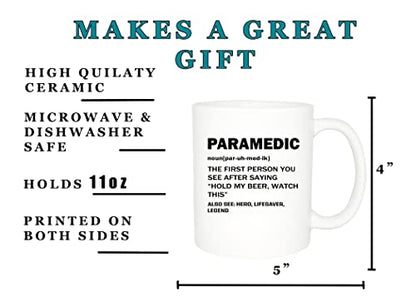 Rogue River Tactical EMT Funny Paramedic Noun | Ceramic Coffee Mug | 11 OZ