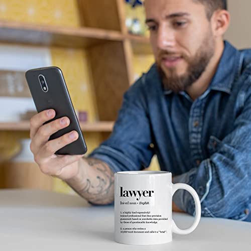 Lawyer Definition Gifts Law Student Graduation | Ceramic Coffee Mug | 11 OZ