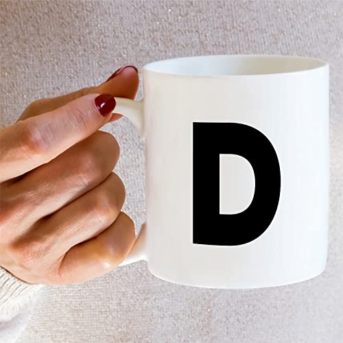 Initial A-Z Alphabet Monogrammed Scholar | Ceramic Coffee Mug | 11 OZ