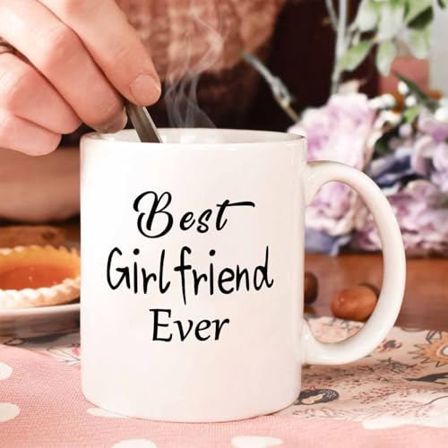 Best Girlfriend Ever Gifts for Women Her Love | Ceramic Coffee Mug | 11 OZ