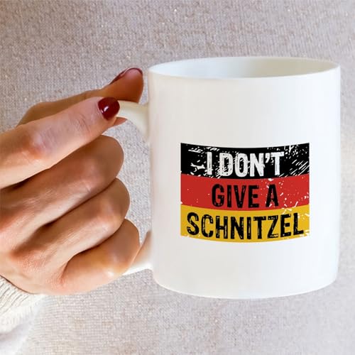 Funny German I Don t Give A Schnitzel or | Ceramic Coffee Mug | 11 OZ