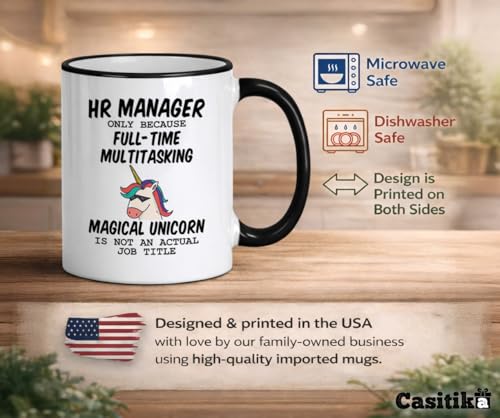 Human Resources Gifts HR Manager Because | Ceramic Coffee Mug | 11 OZ