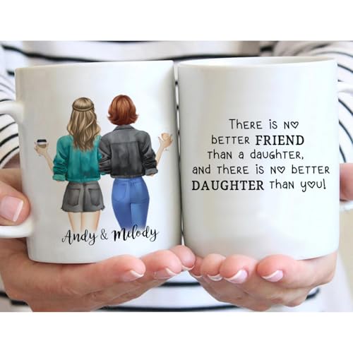 Personalized Daughter from Mom Mother s Day | Customised Coffee Mug | 11 OZ