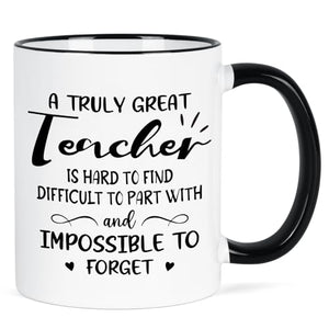 YHRJWN Teacher Appreciation Gifts for Women | Ceramic Coffee Mug | 11 OZ
