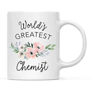 Gift for Women World s Greatest Chemist | Ceramic Coffee Mug | 11 OZ