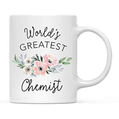 Gift for Women World s Greatest Chemist | Ceramic Coffee Mug | 11 OZ