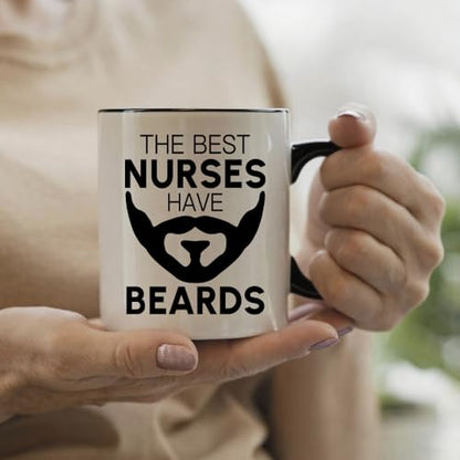 Funny Male Nurse Gifts for Men Dad Coworkers | Ceramic Coffee Mug | 11 OZ