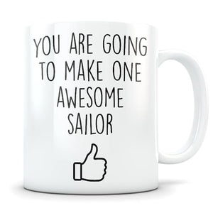 Navy graduation gifts graduates Sailor US gift | Ceramic Coffee Mug | 11 OZ