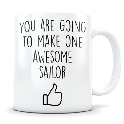 Navy graduation gifts graduates Sailor US gift | Ceramic Coffee Mug | 11 OZ