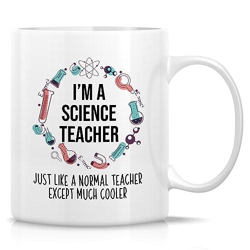 Funny Science Teacher Gift Cool STEM Thank-you | Ceramic Coffee Mug | 11 OZ