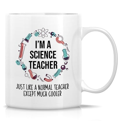Funny Science Teacher Gift Cool STEM Thank-you | Ceramic Coffee Mug | 11 OZ