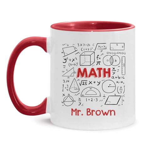 Personalized Math Formulas Custom Accent | Customised Coffee Mug | 11 OZ