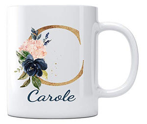 Mothers Day Presents with Name Carole Gift | Ceramic Coffee Mug | 11 OZ