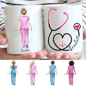 Custom Nurse Gifts for Women RN | Customised Coffee Mug | 11 OZ