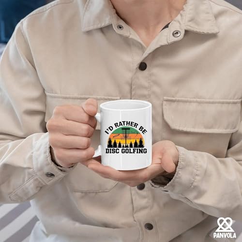 I d Rather Be Disc Golfing Golf Gifts Funny | Ceramic Coffee Mug | 11 OZ