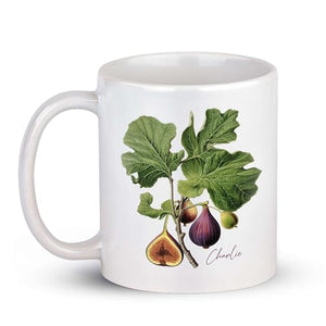 Fruit Themed Unique Fig Travel Customized | Customised Coffee Mug | 11 OZ