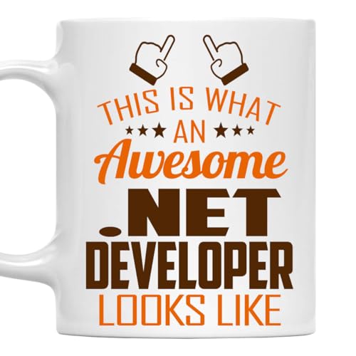 Awesome Net Developer This Is What an Looks | Ceramic Coffee Mug | 11 OZ