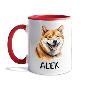 Personalized Shiba Inu Unique Dog | Customised Coffee Mug | 11 OZ