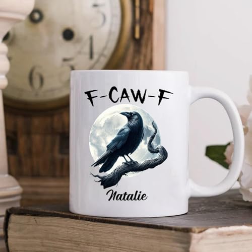 Funny FCAWF Cow Travel Gift For Office | Customised Coffee Mug | 11 OZ