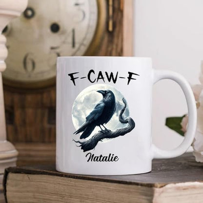 Funny FCAWF Cow Travel Gift For Office | Customised Coffee Mug | 11 OZ