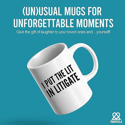 I Put The Lit In Litigate Lawyer Gifts To | Ceramic Coffee Mug | 11 OZ