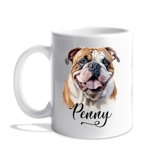 English Bulldog Personalized Breed Accent | Customised Coffee Mug | 11 OZ