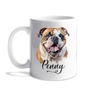 English Bulldog Personalized Breed Accent | Customised Coffee Mug | 11 OZ