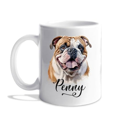English Bulldog Personalized Breed Accent | Customised Coffee Mug | 11 OZ