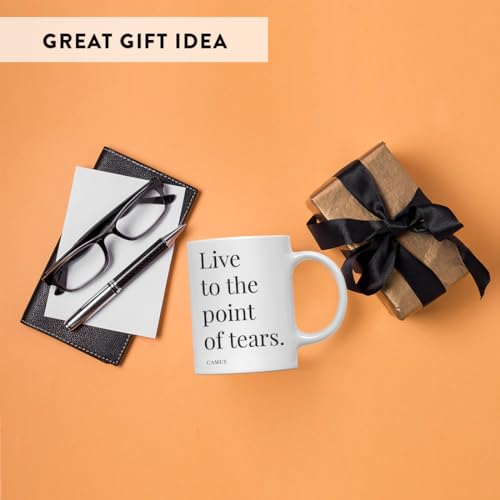 Motivational Inspirational Quote Gift Live to | Ceramic Coffee Mug | 11 OZ