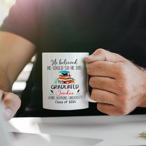 Personalized Graduation Class of 2026 He | Customised Coffee Mug | 11 OZ