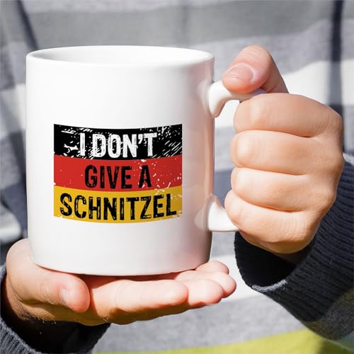 Funny German I Don t Give A Schnitzel or | Ceramic Coffee Mug | 11 OZ