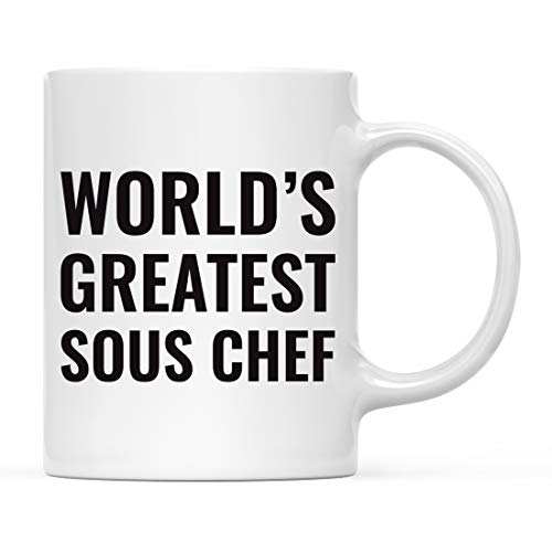 Gift for Men or Women World s Greatest Sous | Ceramic Coffee Mug | 11 OZ