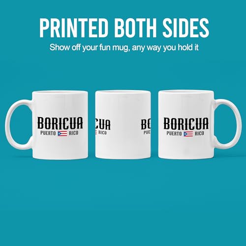 Puerto Rico Boricua Rican Gifts For Men Women | Ceramic Coffee Mug | 11 OZ