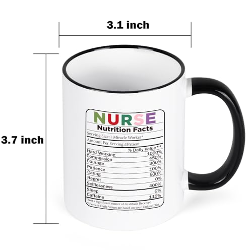 YHRJWN Nurse Gifts for Women Appreciation | Ceramic Coffee Mug | 11 OZ